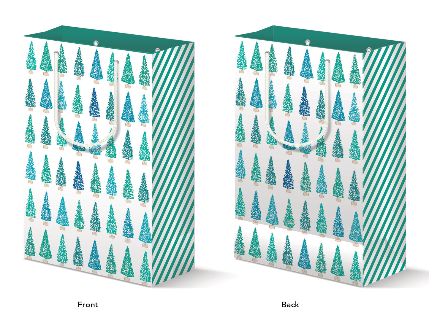CHRISTMAS TREES GIFT BAG