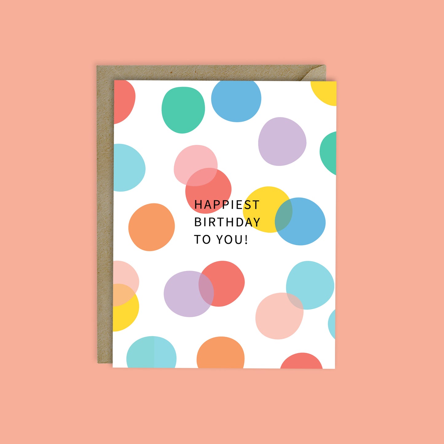 HAPPIEST BIRTHDAY CONFETTI CARD