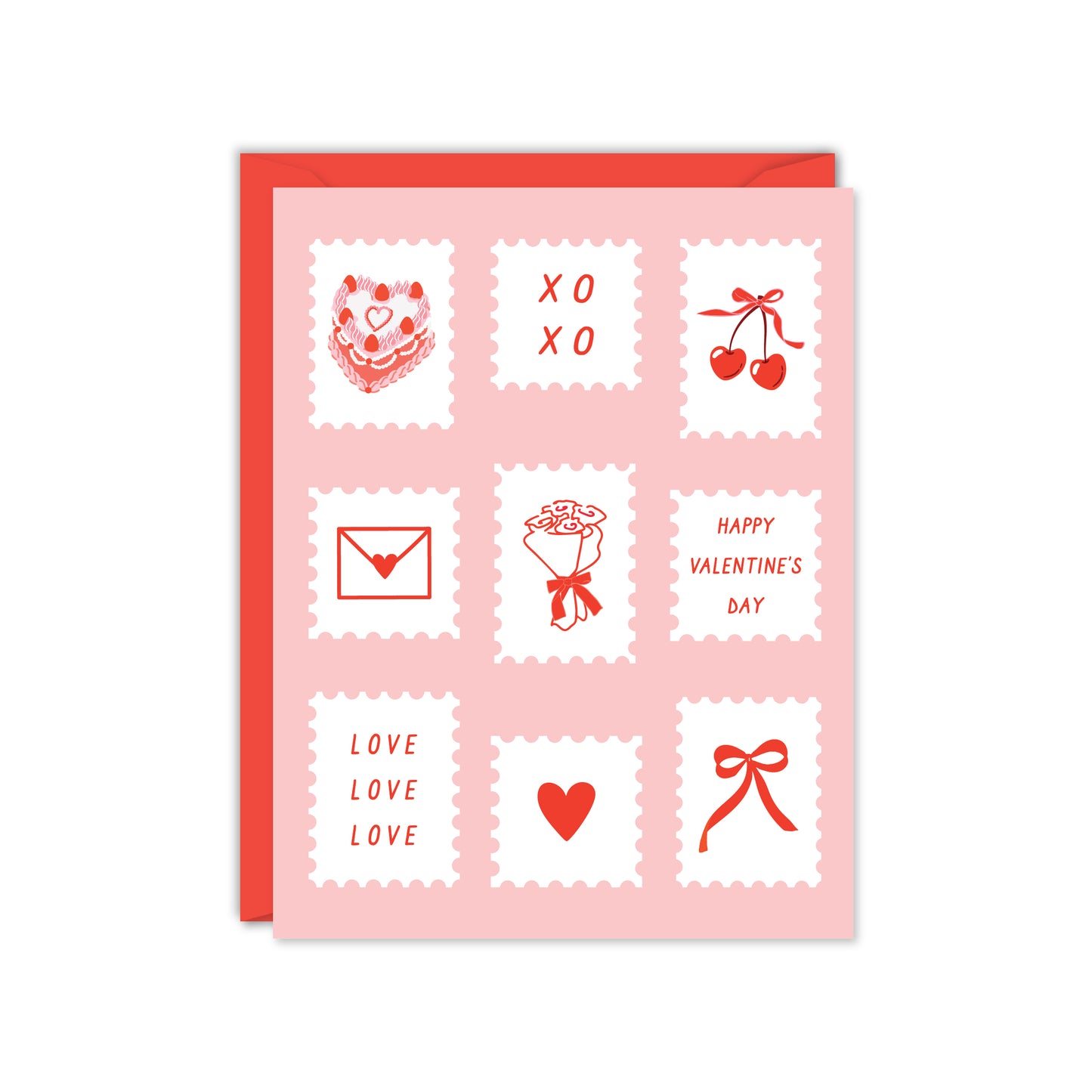 Love Stamps Valentine's Day Card