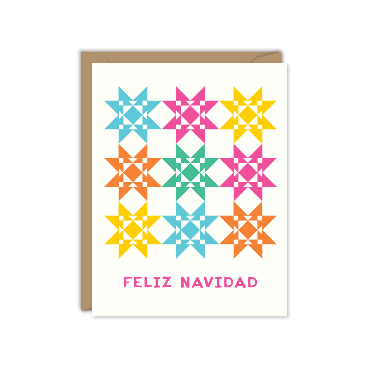 Feliz Navidad Festive Banner Card
