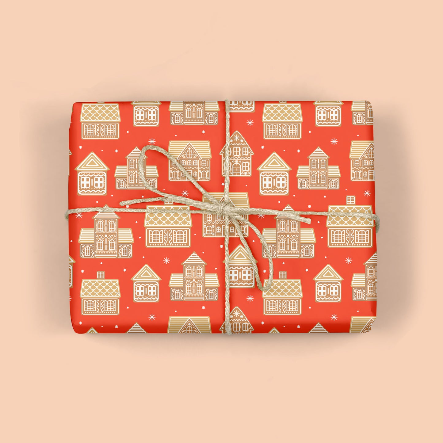 GINGERBREAD HOUSES Gift Wrap Sheets