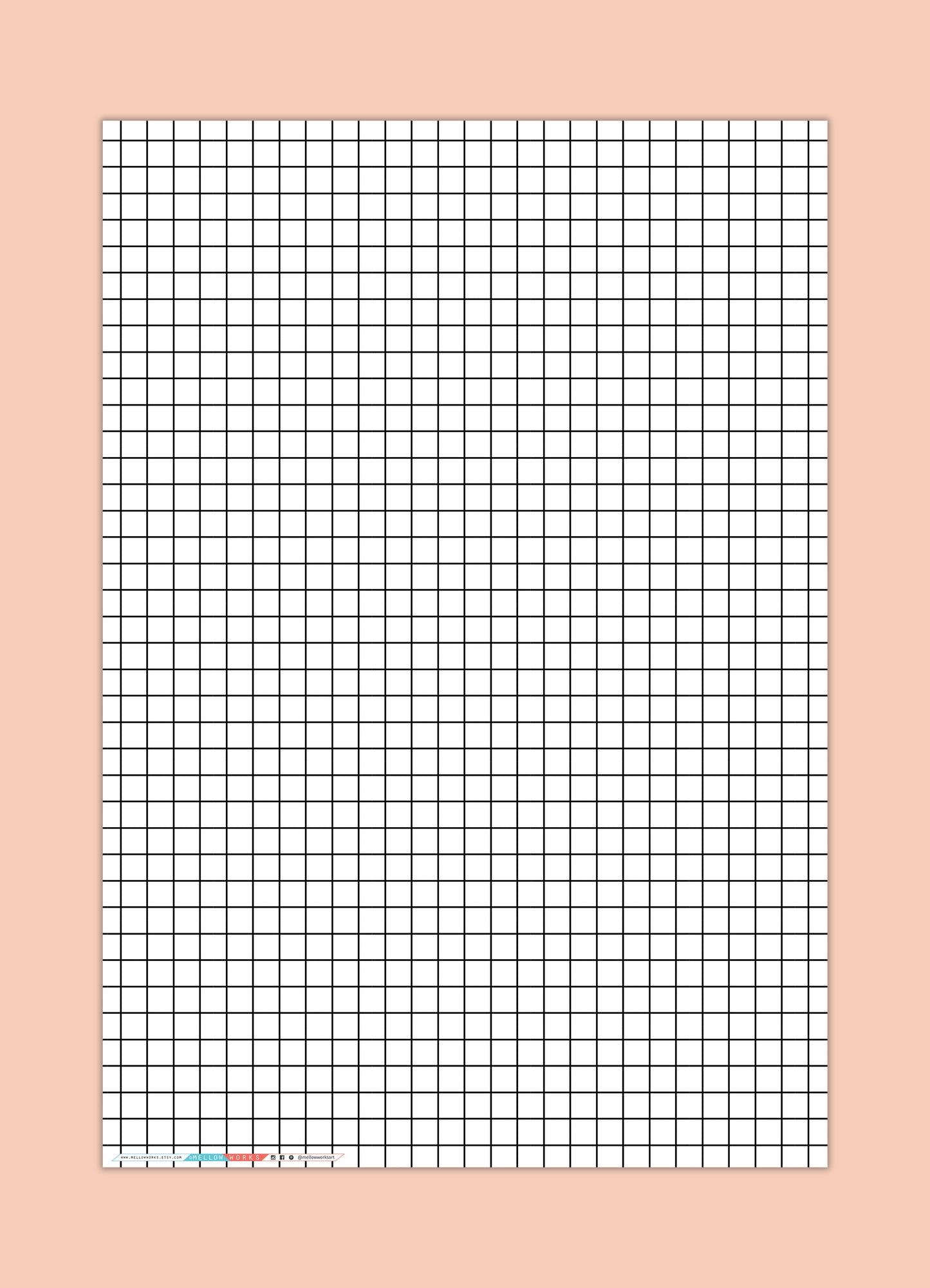 MODERN GRID B&W Gift Wrap Sheets