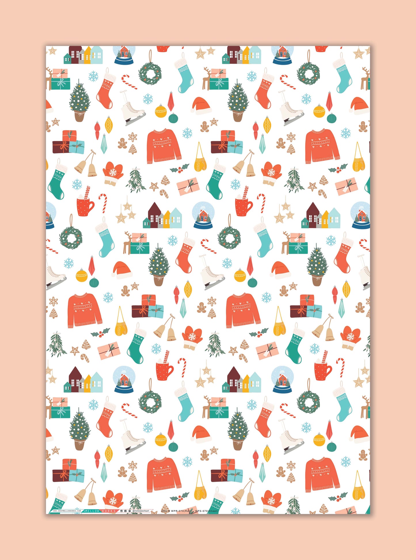 HOLIDAY FAVORITES CHRISTMAS Gift Wrap Sheets