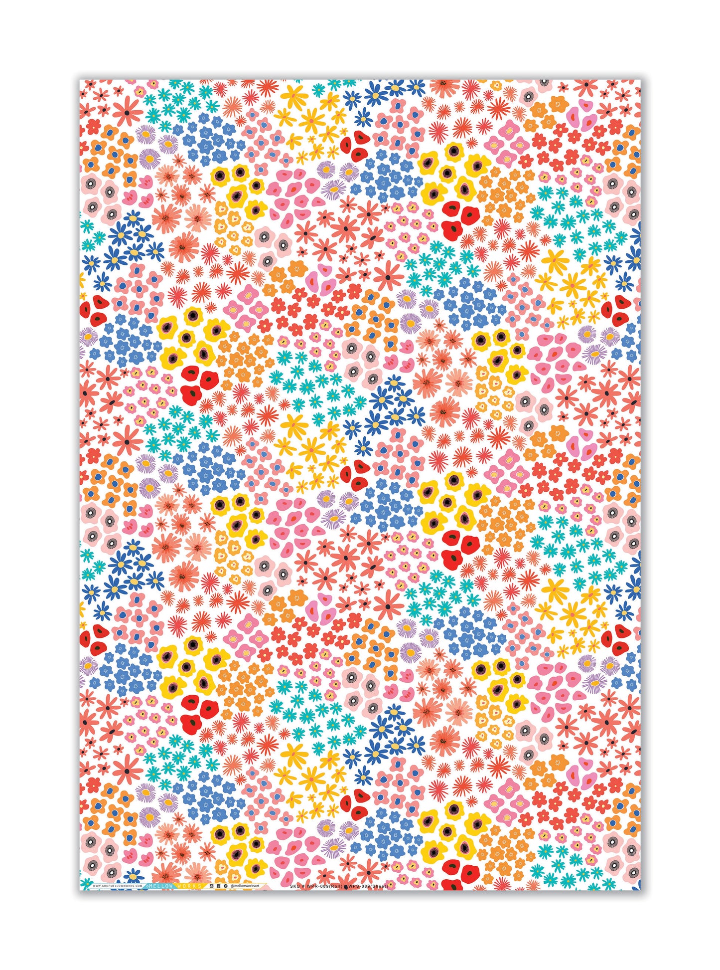 WILDFLOWERS Gift Wrap Sheets