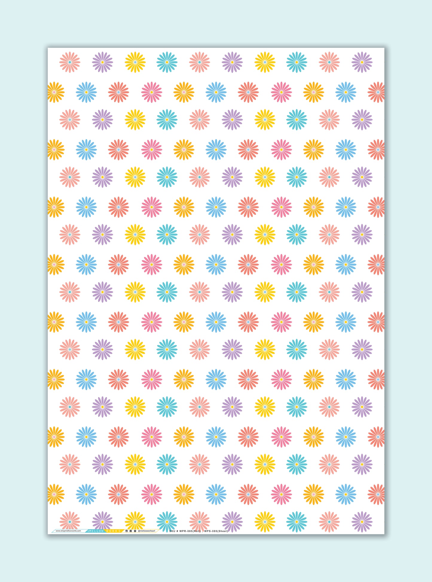 RAINBOW DAISIES Gift Wrap