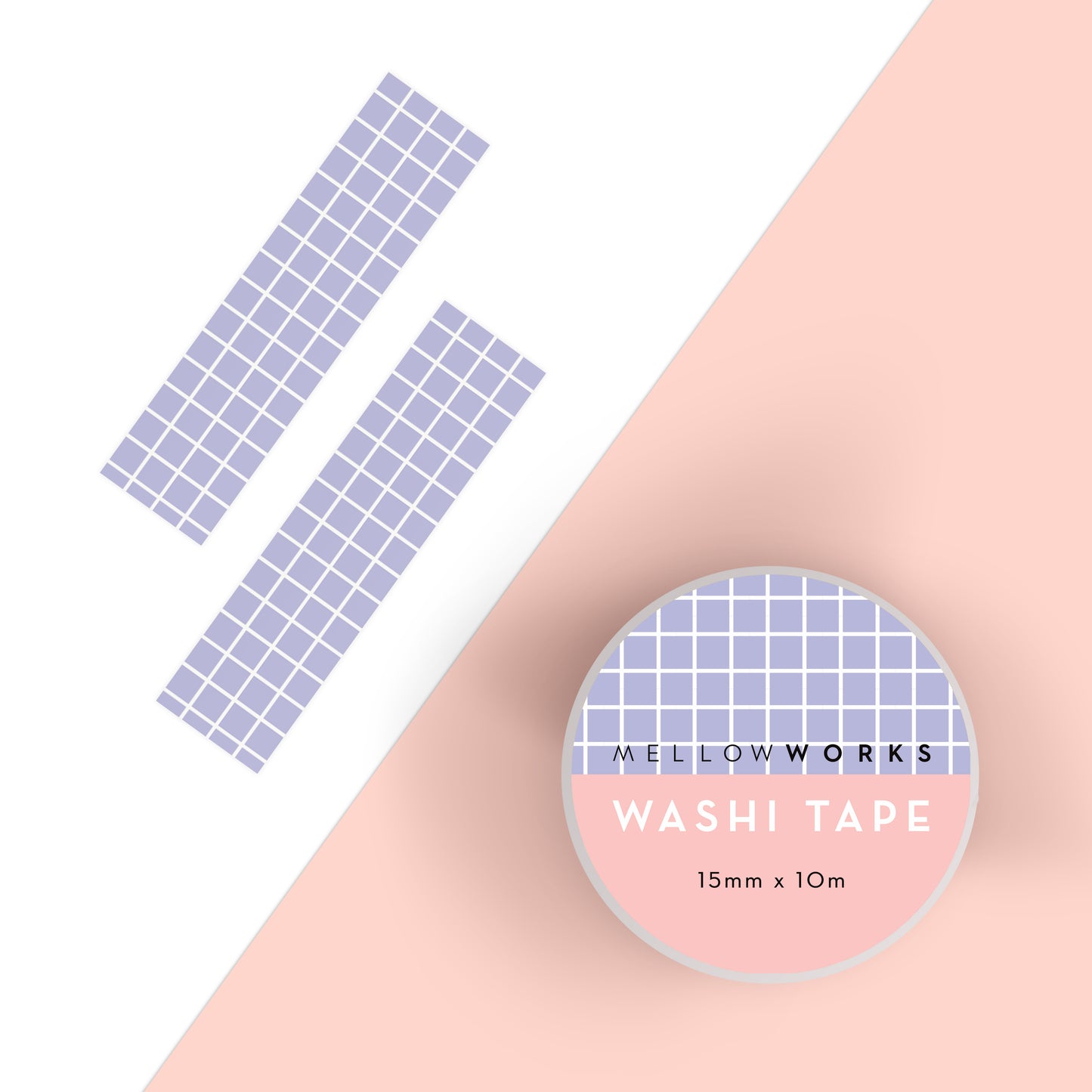 GRID WASHI TAPE IN LAVENDER