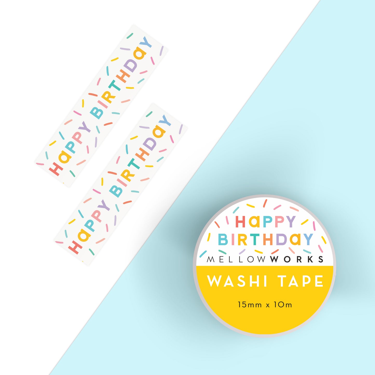 RAINBOW SPRINKLES WASHI TAPE