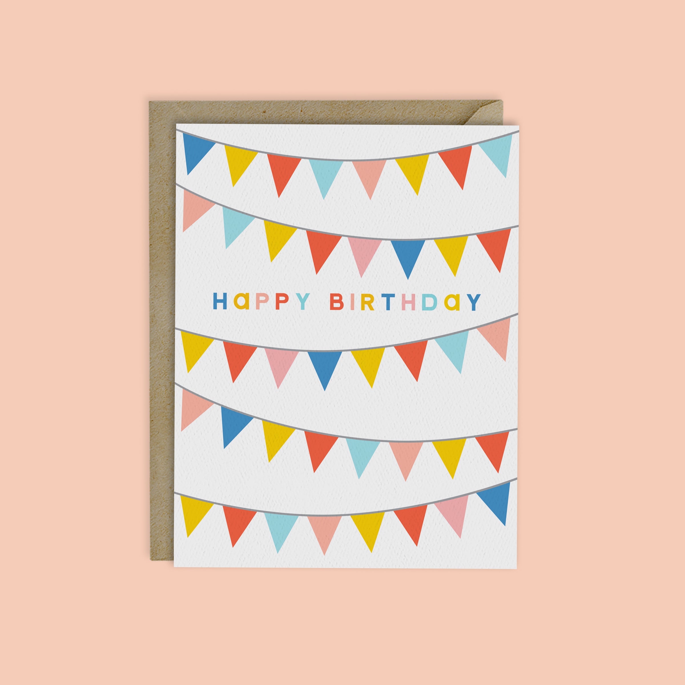 A Birthday Banner Crafted from Postcards