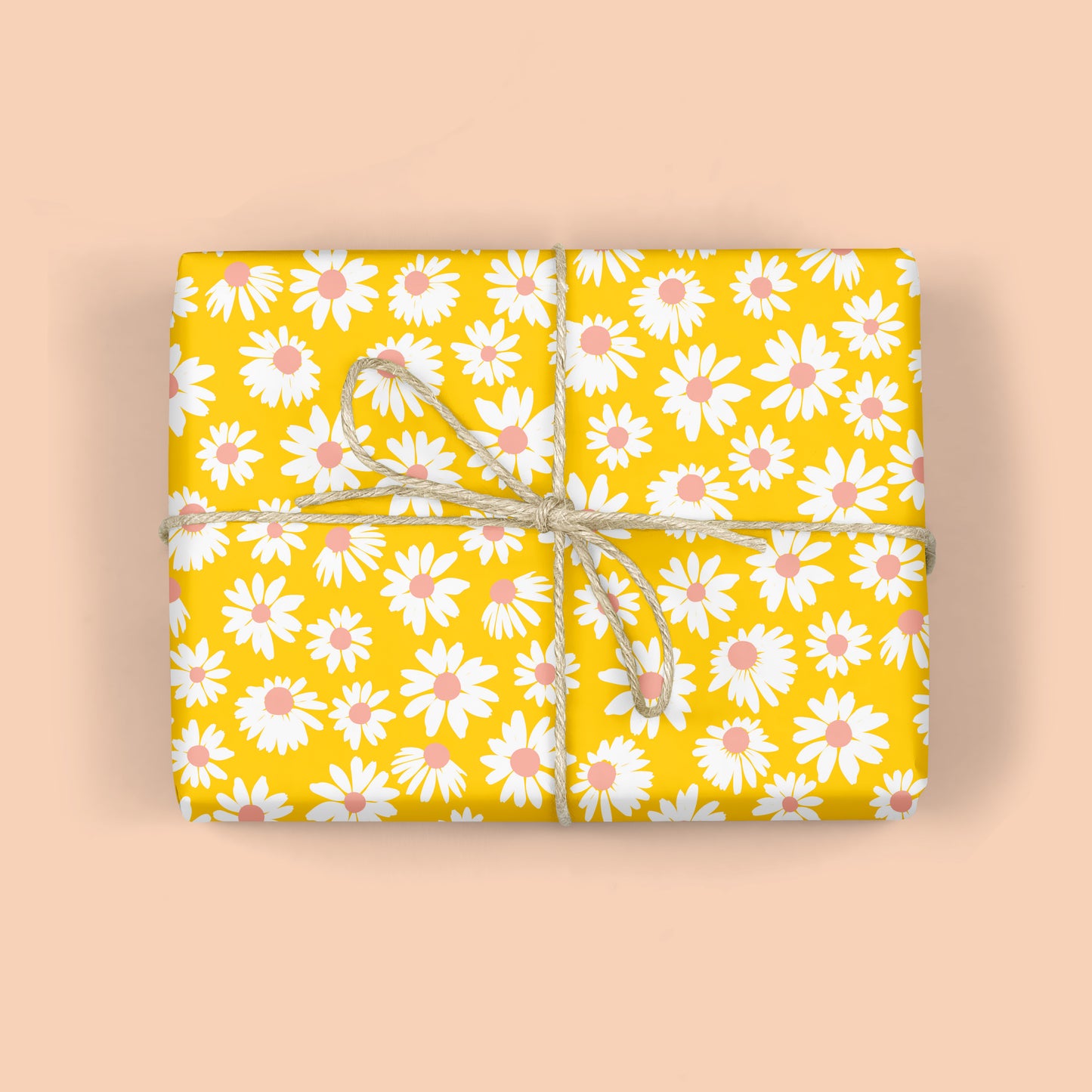SUNNY DAISIES Gift Wrap Roll
