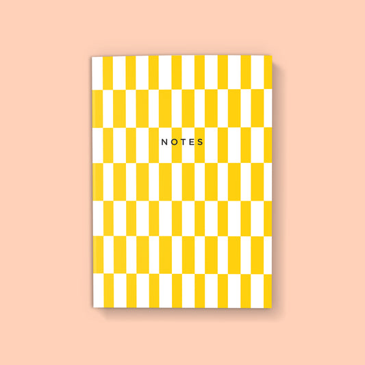 BROKEN STRIPES SOFTCOVER NOTEBOOK-Blank Pages