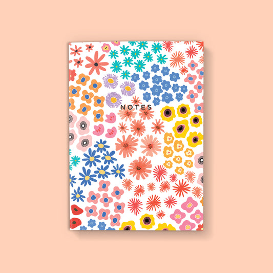 WILDFLOWERS SOFTCOVER NOTEBOOK-Blank Pages