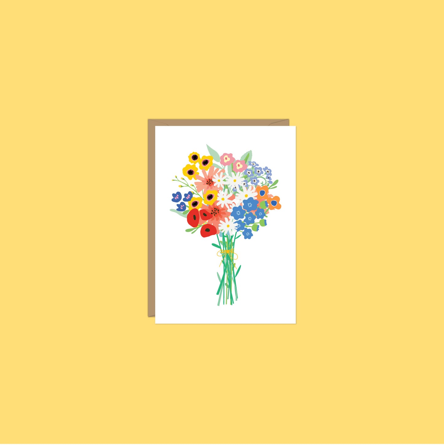 WILDFLOWER BOUQUET-Mini Boxed Set of 8 cards