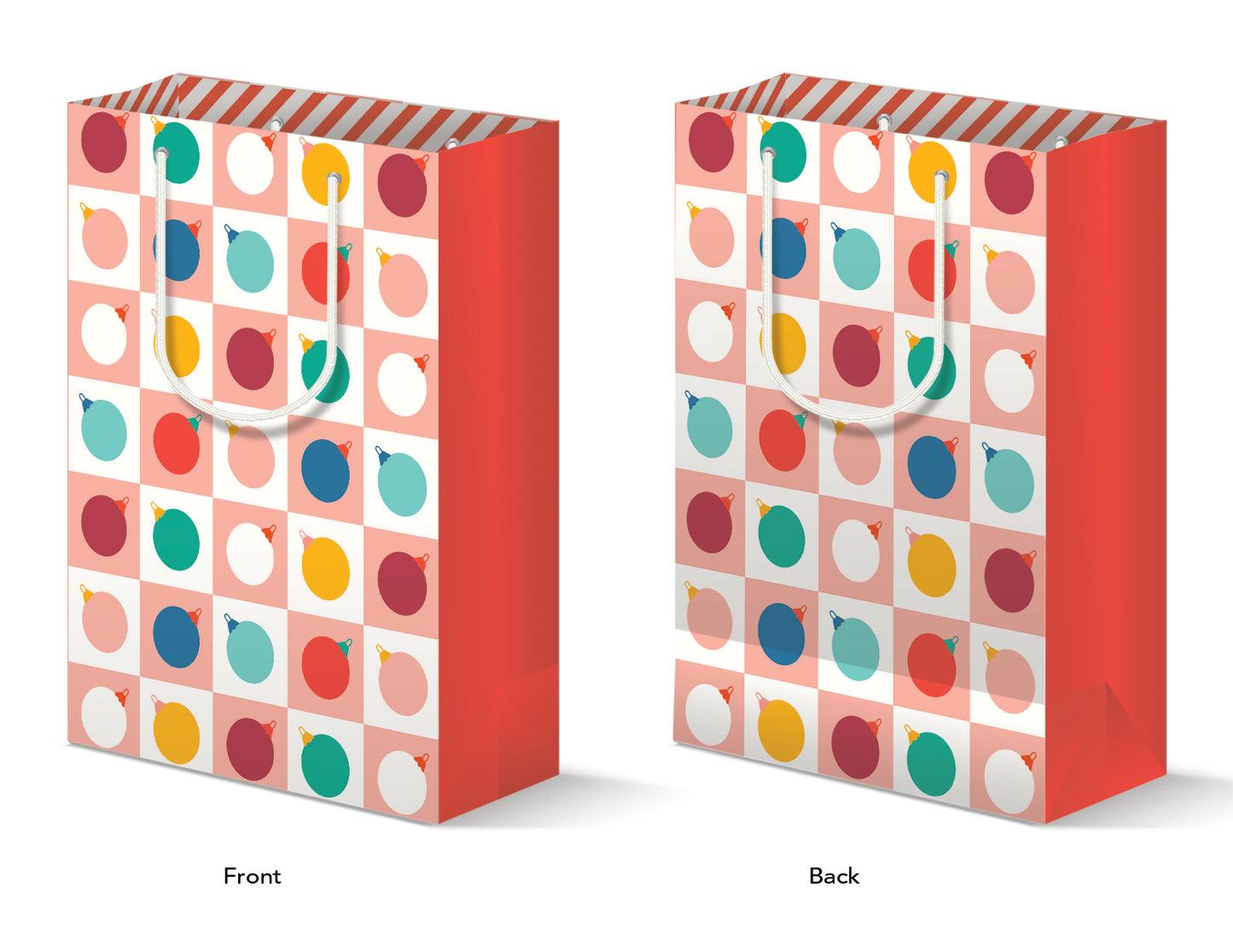 MODERN ORNAMENTS GIFT BAG