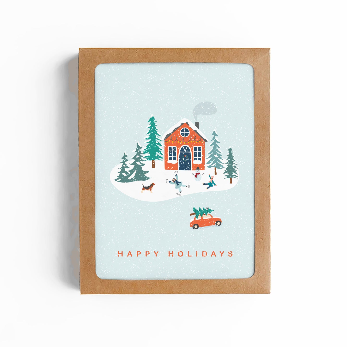 HOLIDAY HOME-HAPPY HOLIDAYS CARD -BOXED SET OF 6