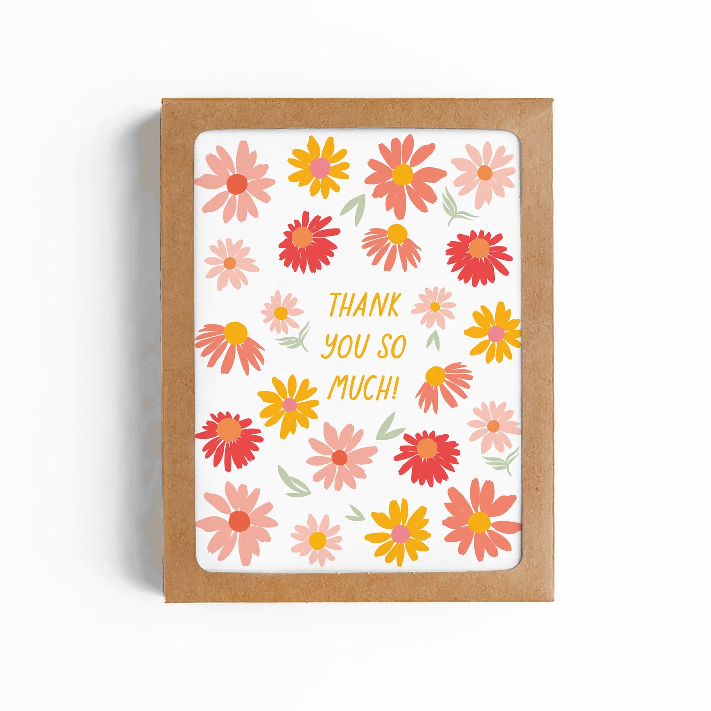 SUMMER GARDEN THANK YOU CARD-BOXED SET OF 6