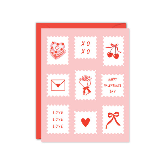 Love Stamps Valentine's Day Card