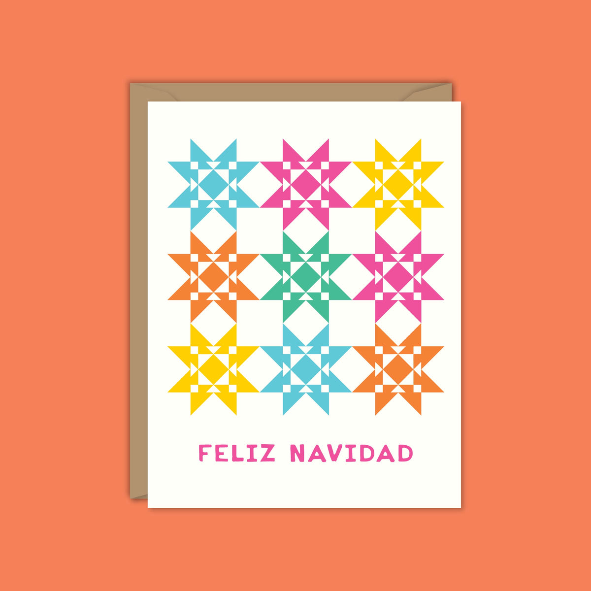 Feliz Navidad Festive Banner Card