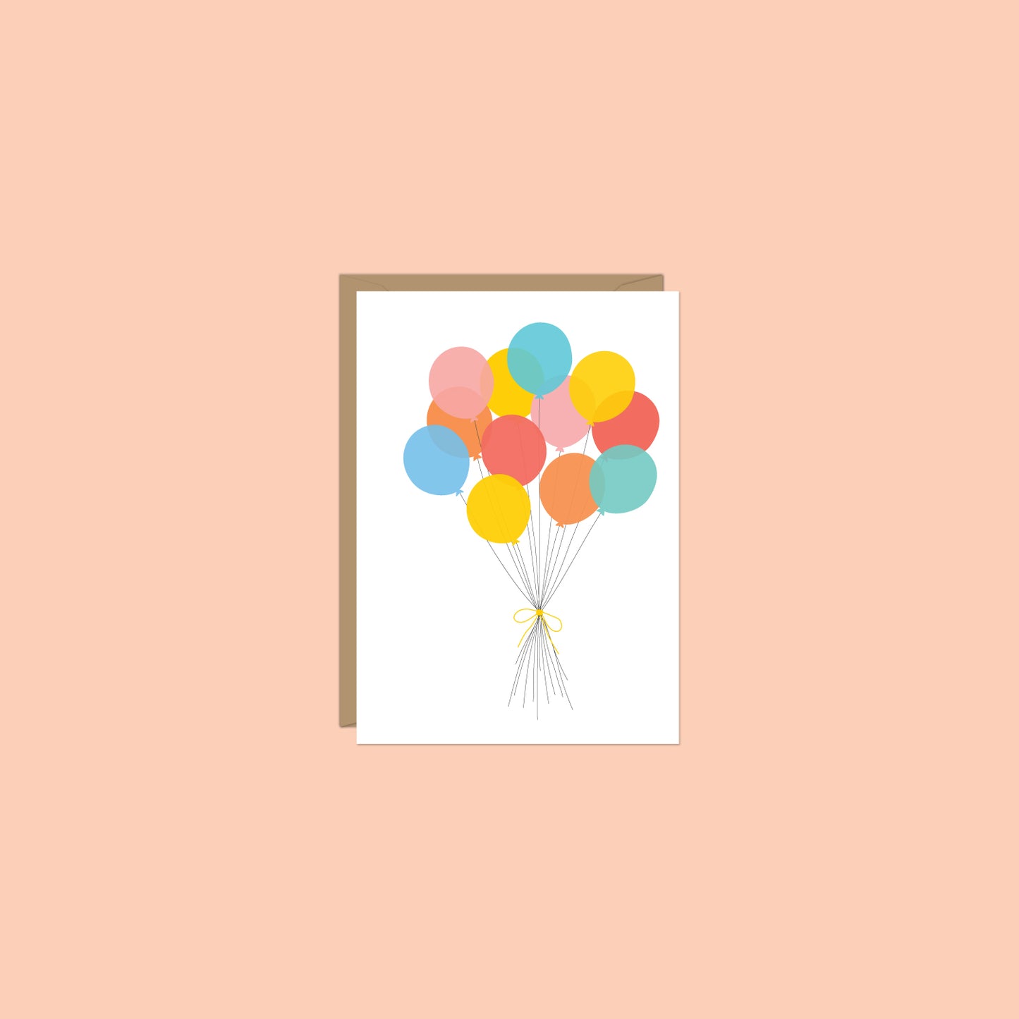 BIRTHDAY BALLOONS-Mini Boxed Set of 8 cards