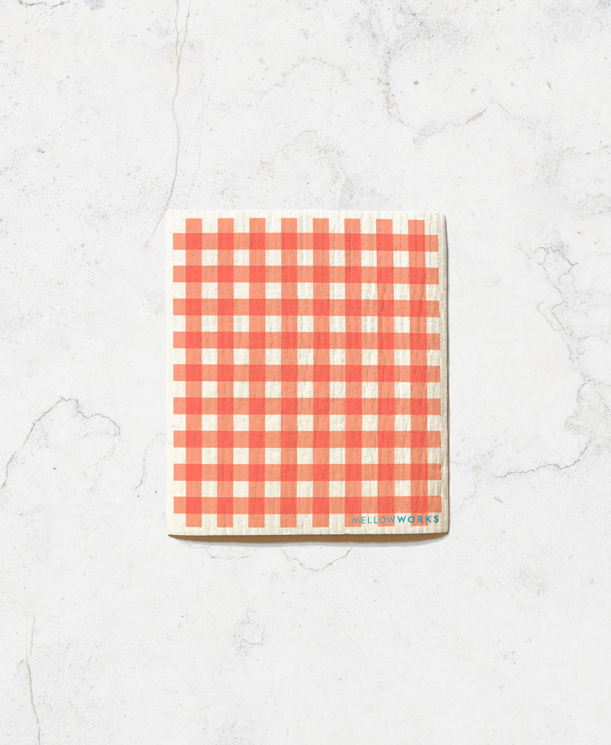 Red Gingham Tea Towel and Sponge Cloth Gift Set