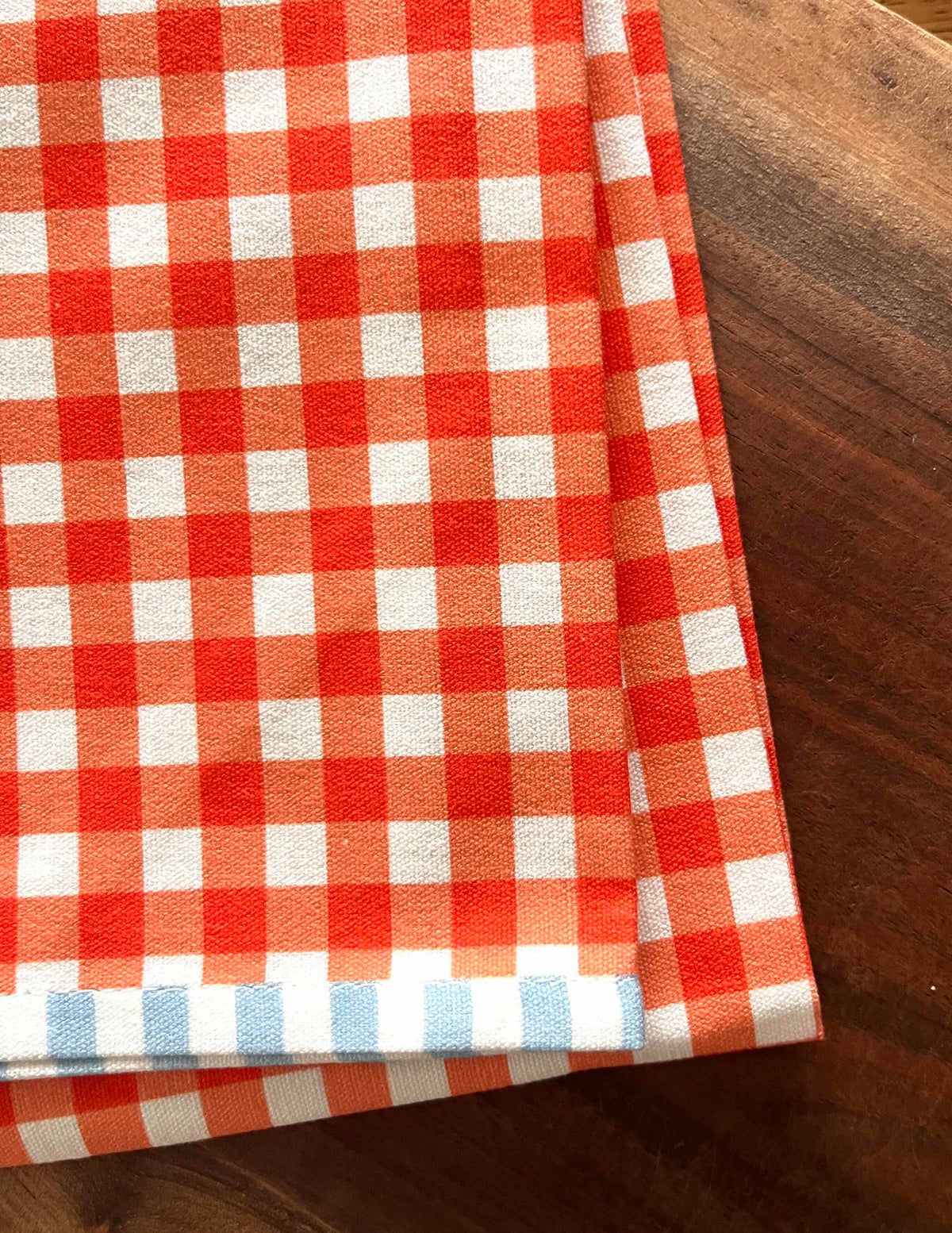 Red Gingham Tea Towel