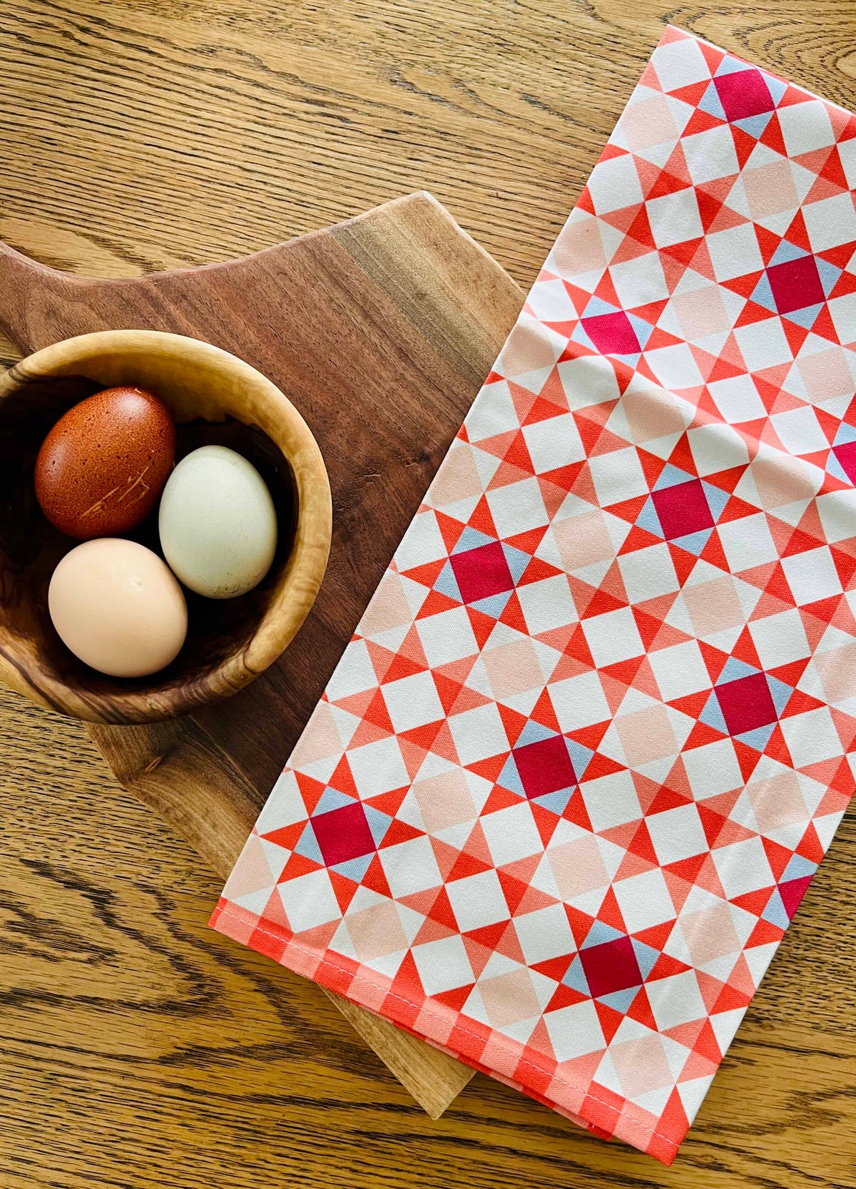 Star Quilt Tea Towel and Sponge Cloth Gift Set