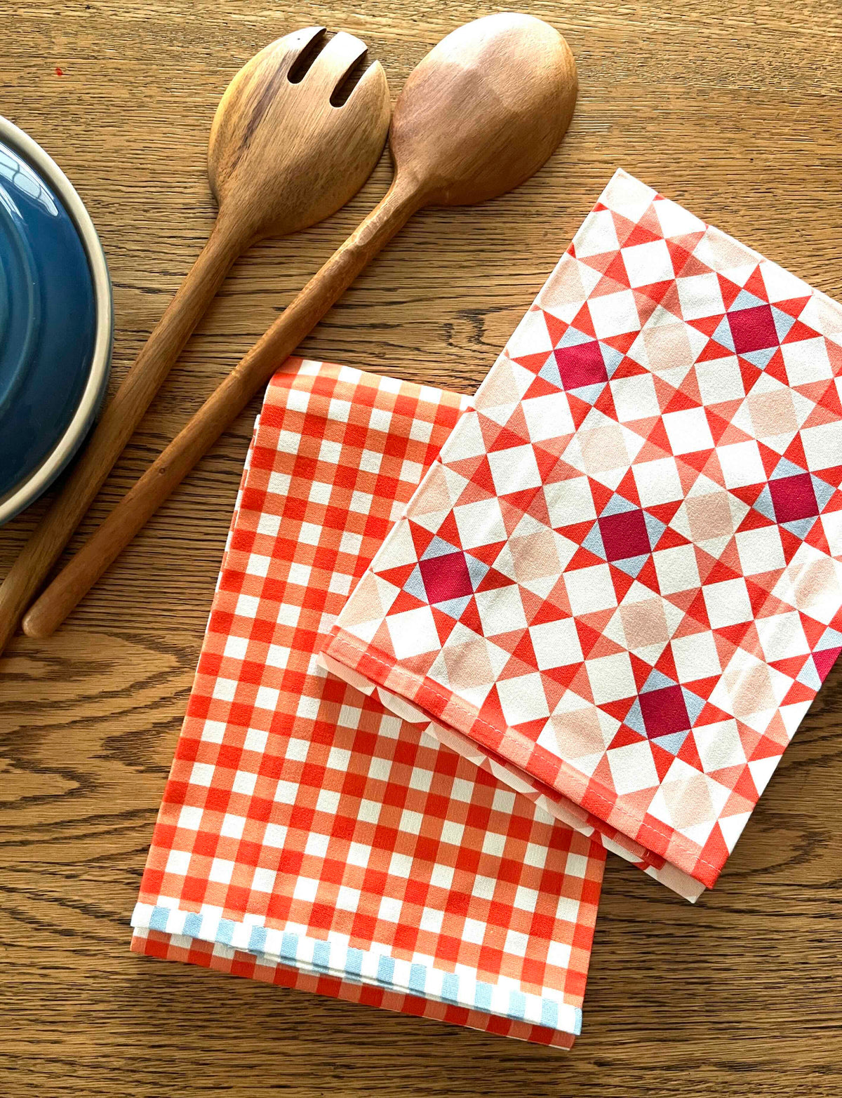 Red Gingham Tea Towel