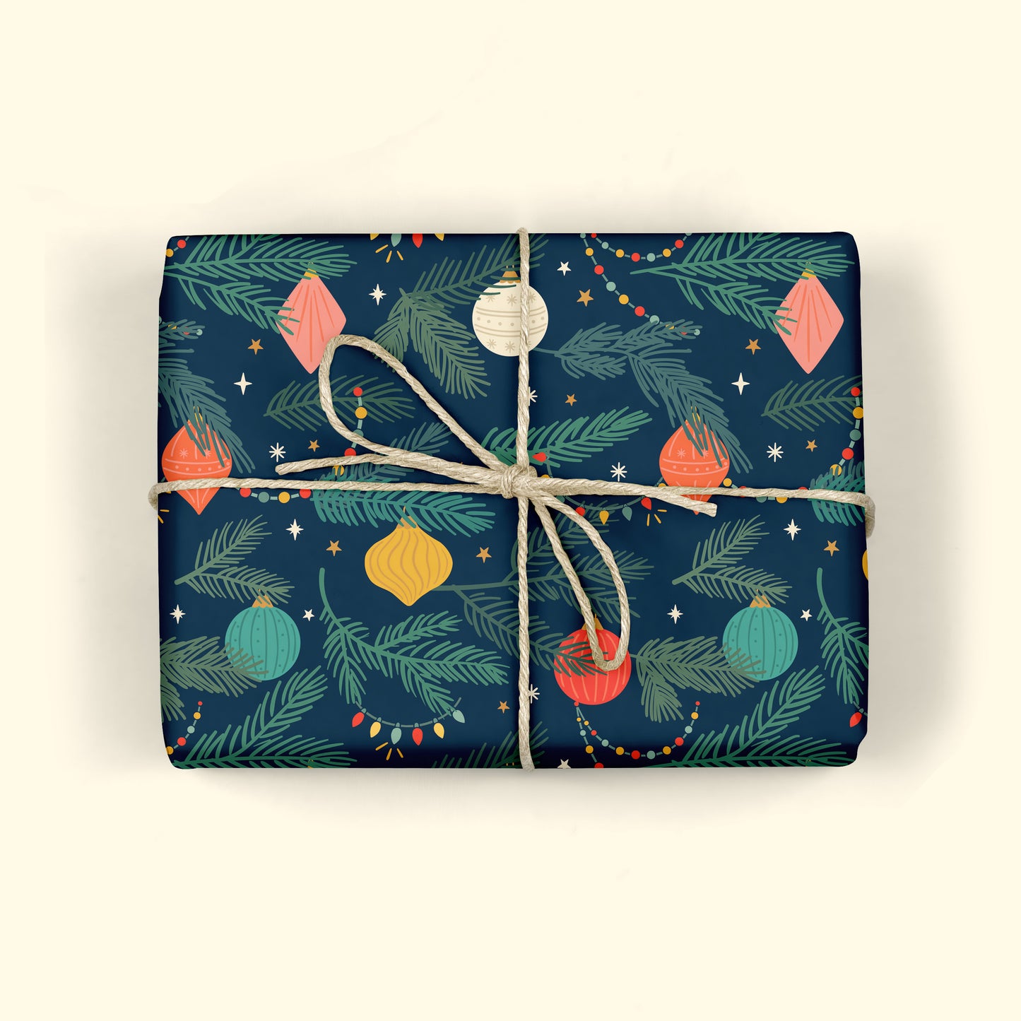 TINSEL TREE Holiday Gift Wrap Sheets