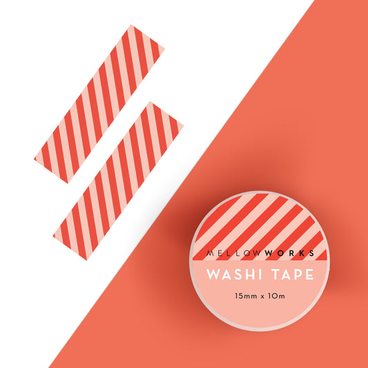 CANDY CANE STRIPE WASHI TAPE