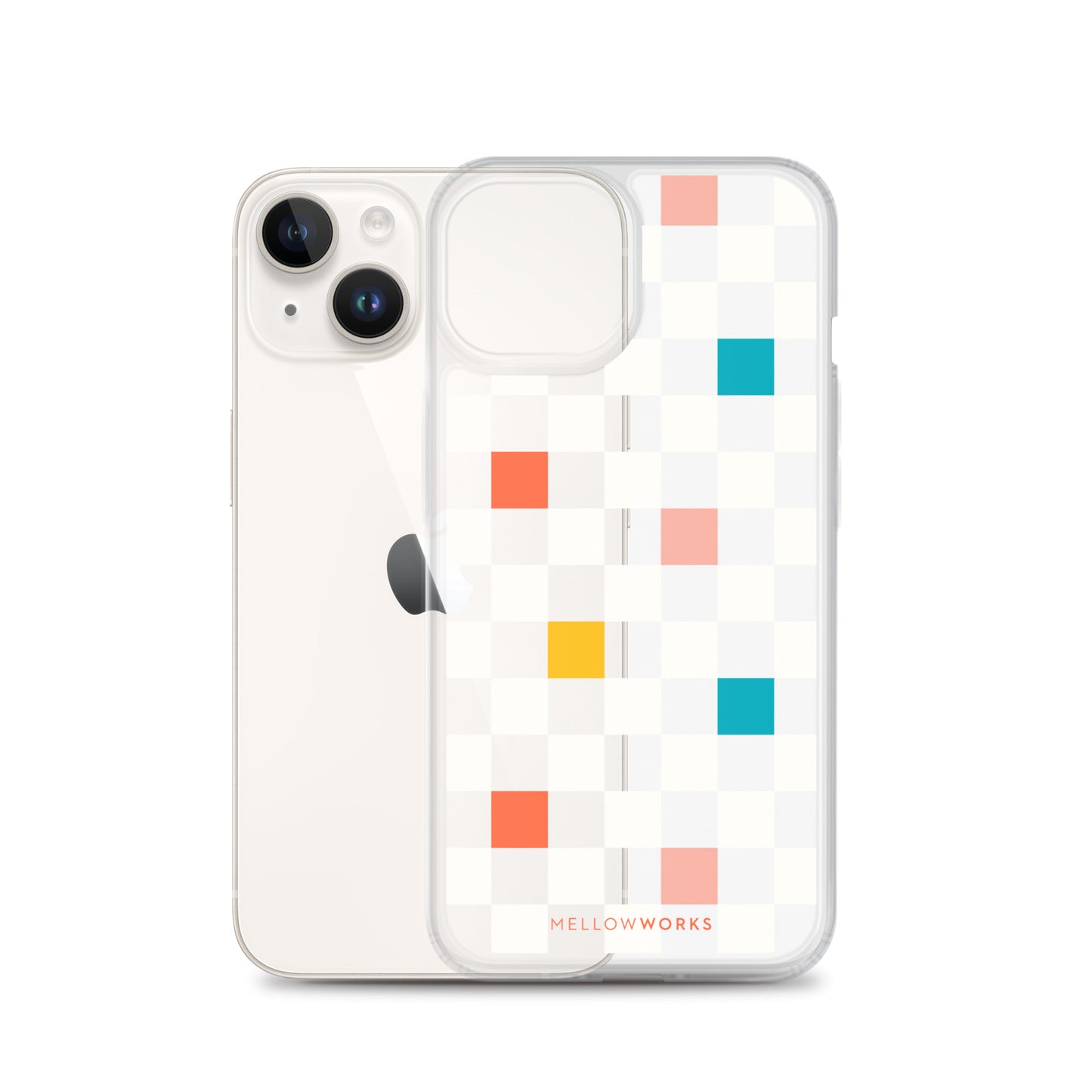 COLOR POPS CHECKERBOARD Clear Case for iPhone®
