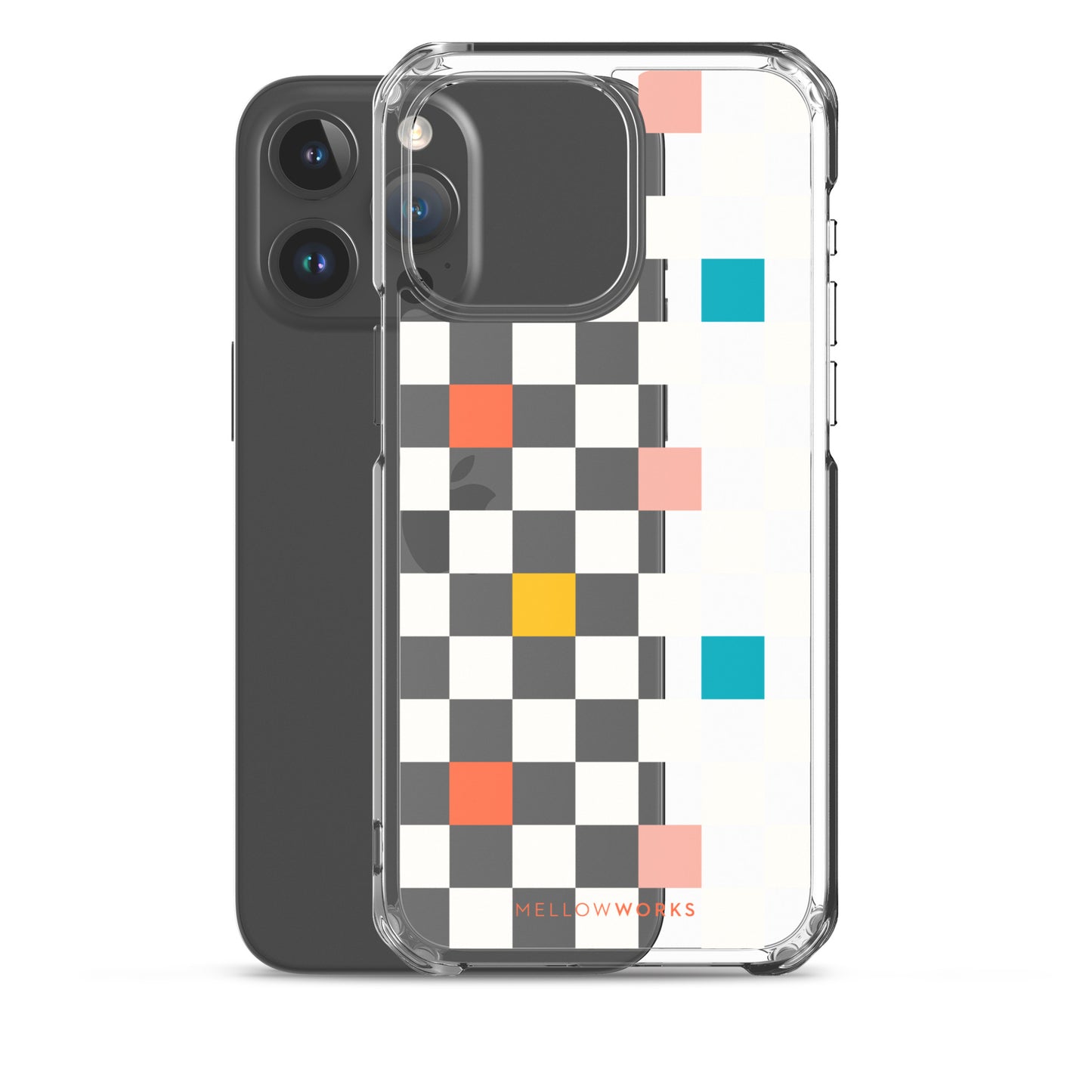 COLOR POPS CHECKERBOARD Clear Case for iPhone®