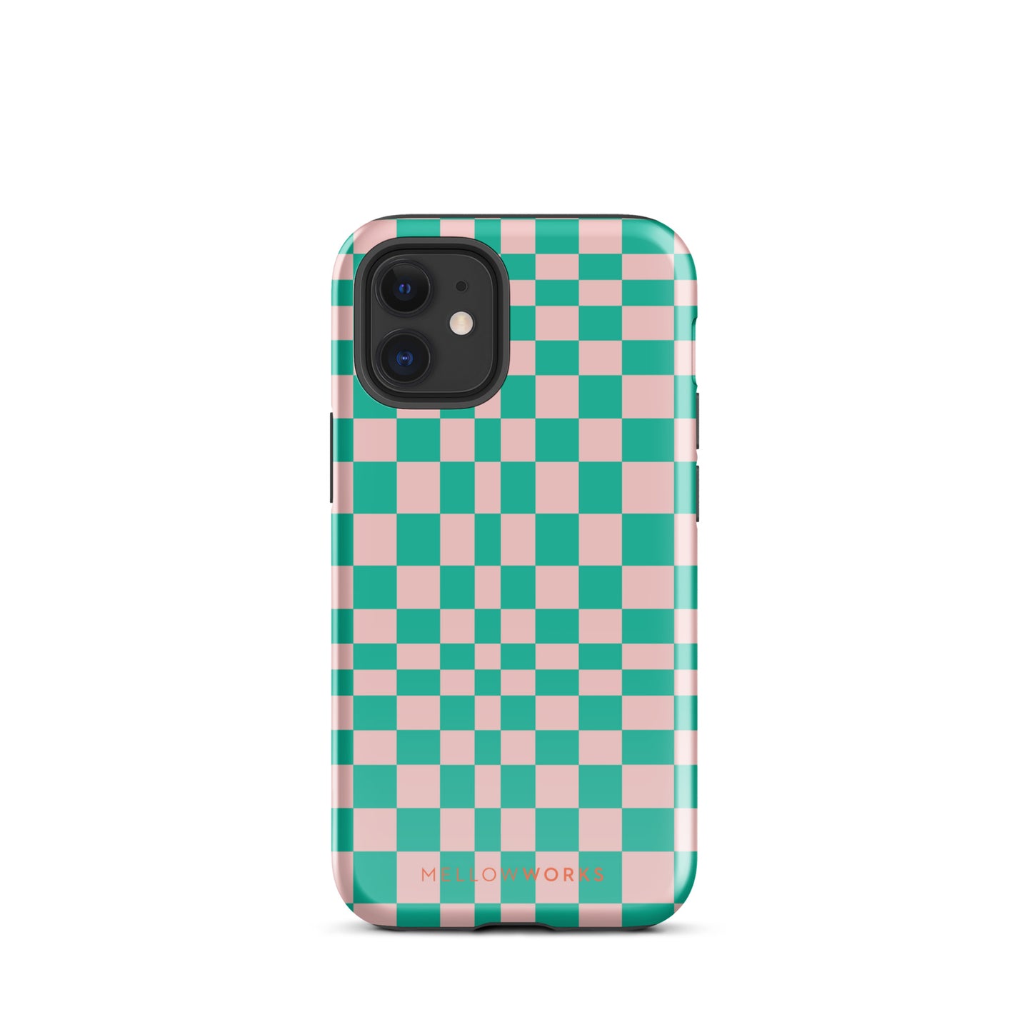 RETRO GREEN CHECKERBOARD Tough Case for iPhone®