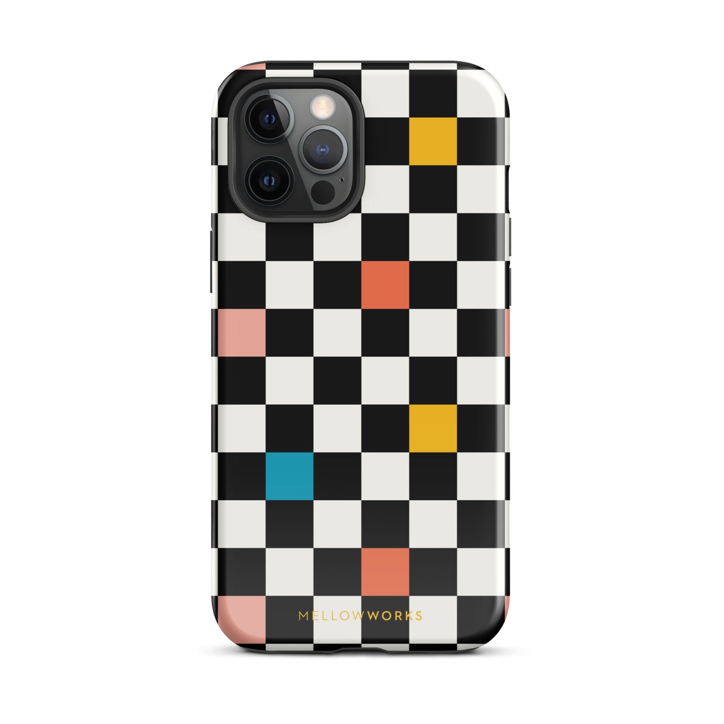 COLOR POPS B&W CHECKERBOARD Tough Case for iPhone®