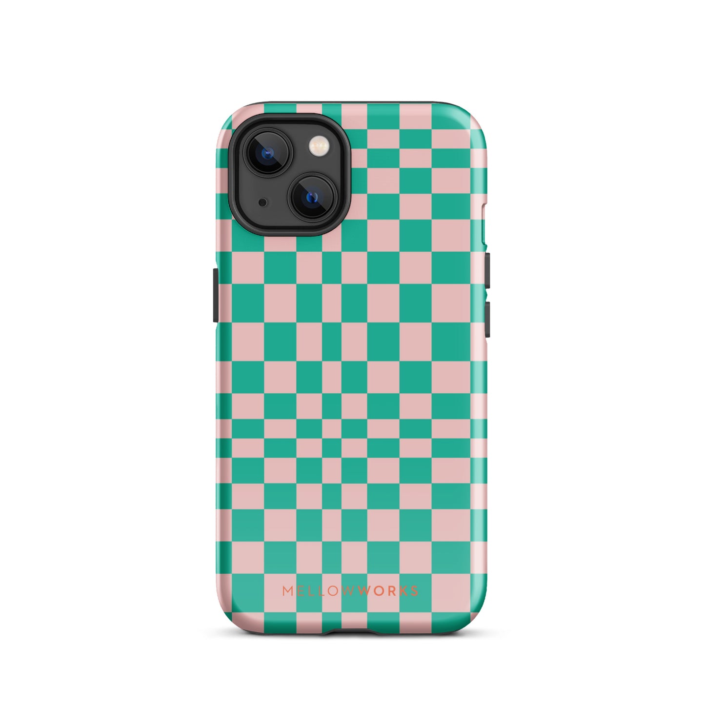 RETRO GREEN CHECKERBOARD Tough Case for iPhone®