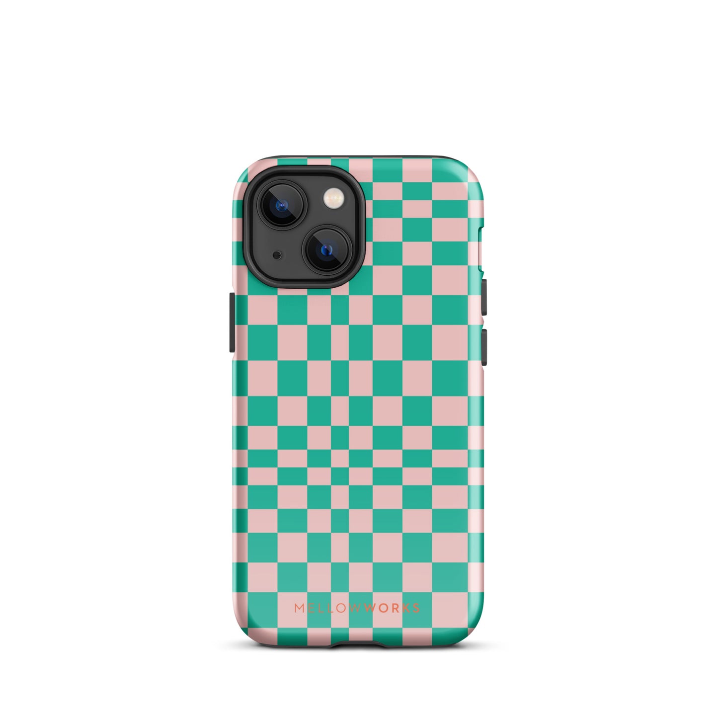 RETRO GREEN CHECKERBOARD Tough Case for iPhone®