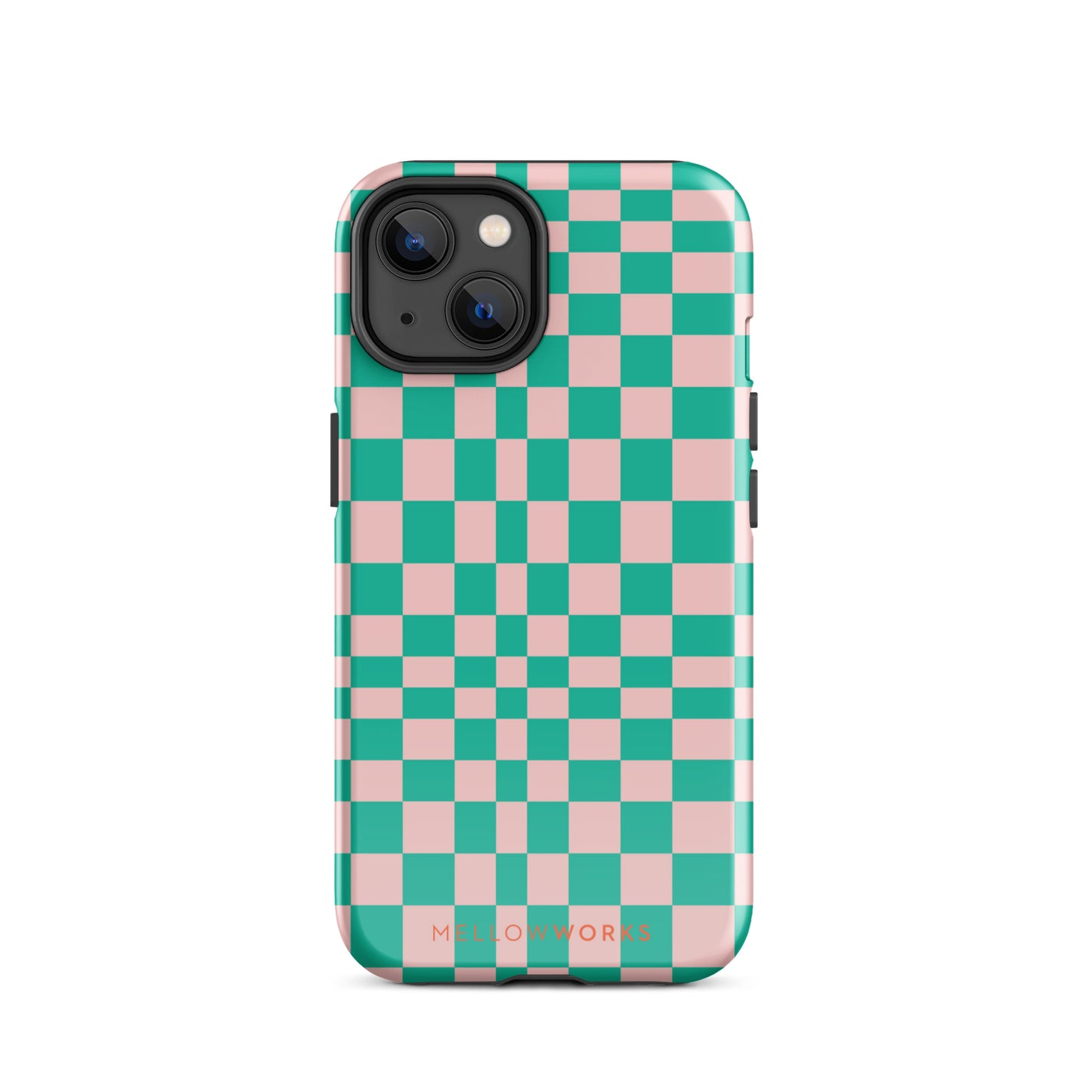 RETRO GREEN CHECKERBOARD Tough Case for iPhone®