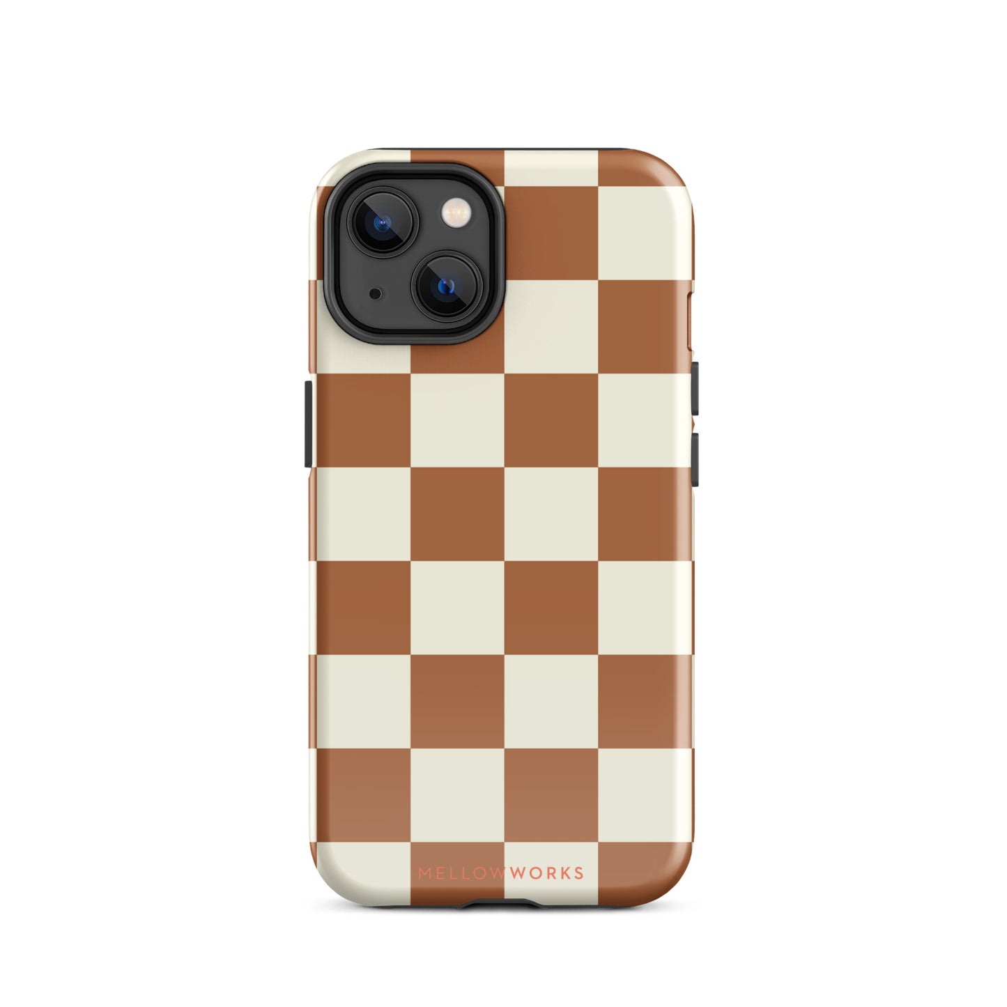 BROWN CHECKERBOARD Tough Case for iPhone®