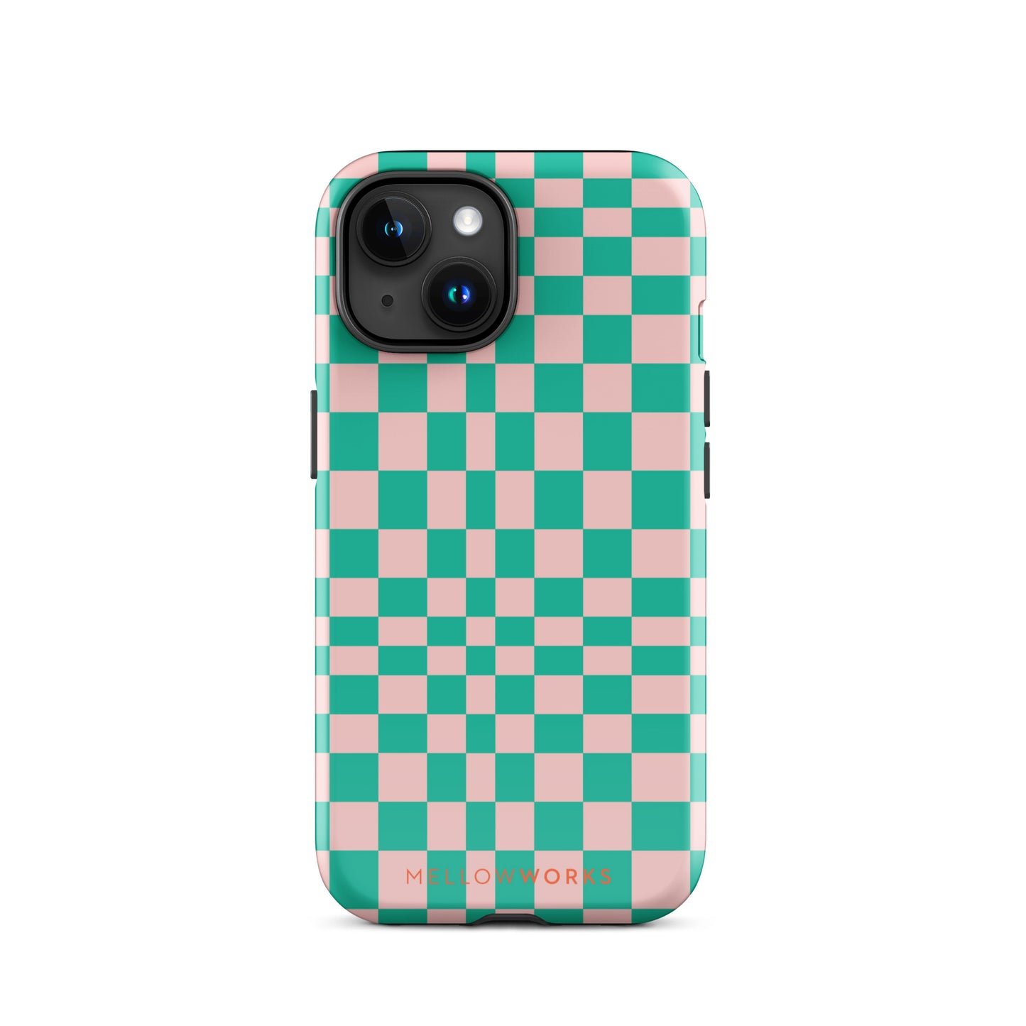 RETRO GREEN CHECKERBOARD Tough Case for iPhone®