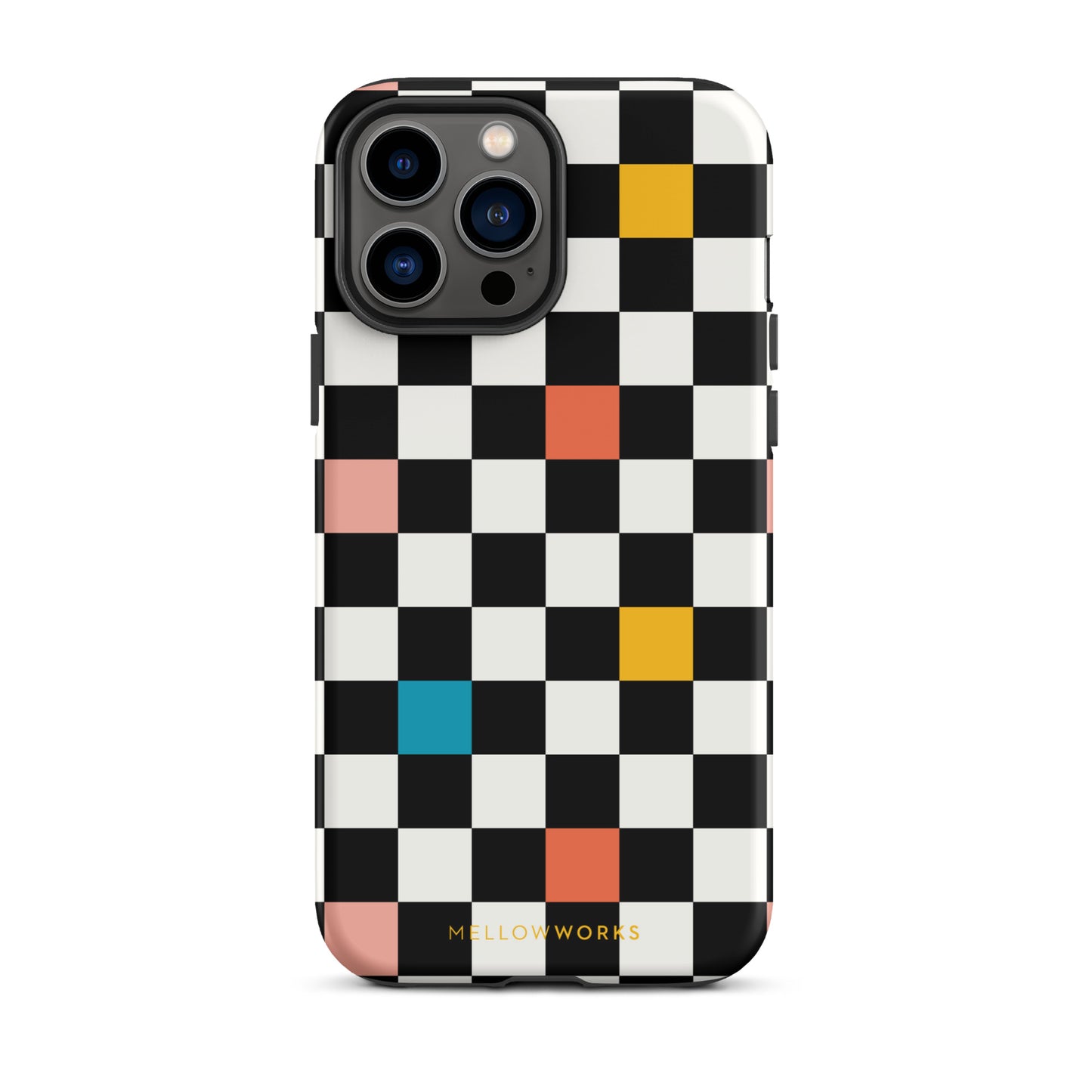 COLOR POPS B&W CHECKERBOARD Tough Case for iPhone®