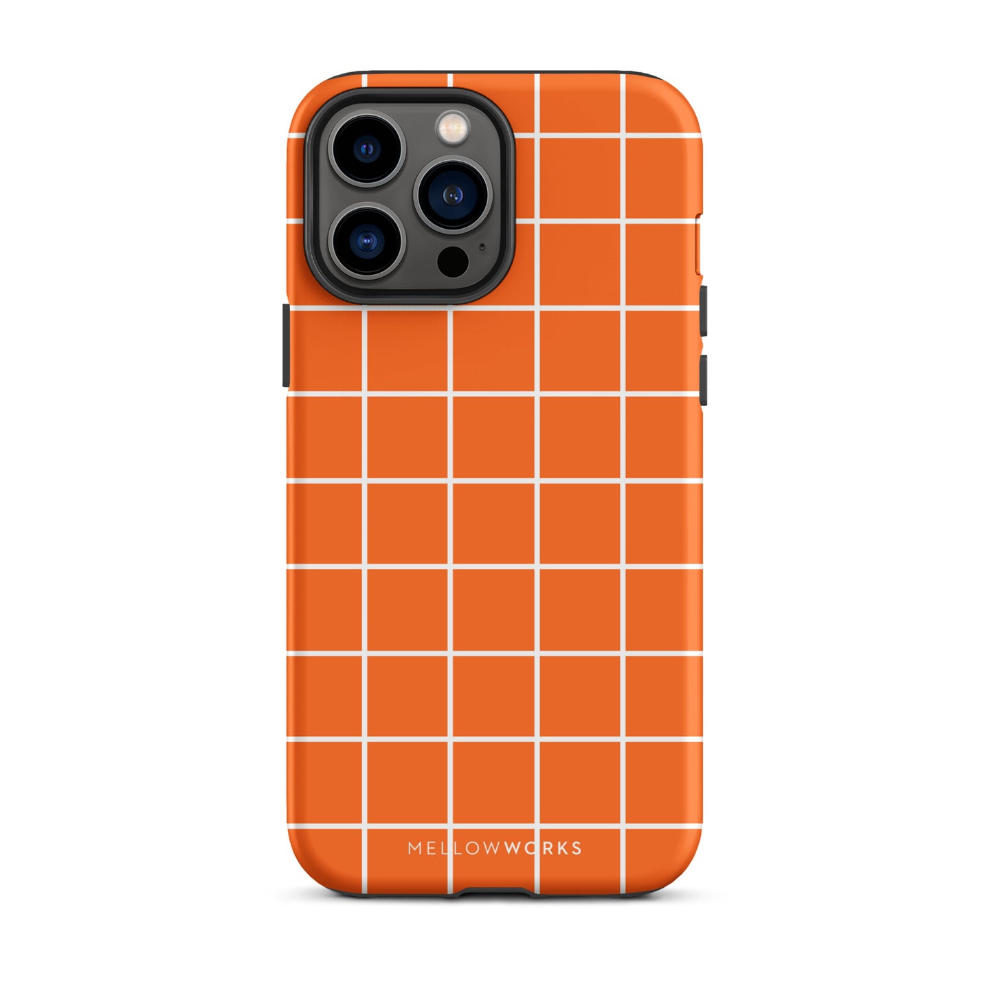 BRIGHT RED GRID Tough Case for iPhone®