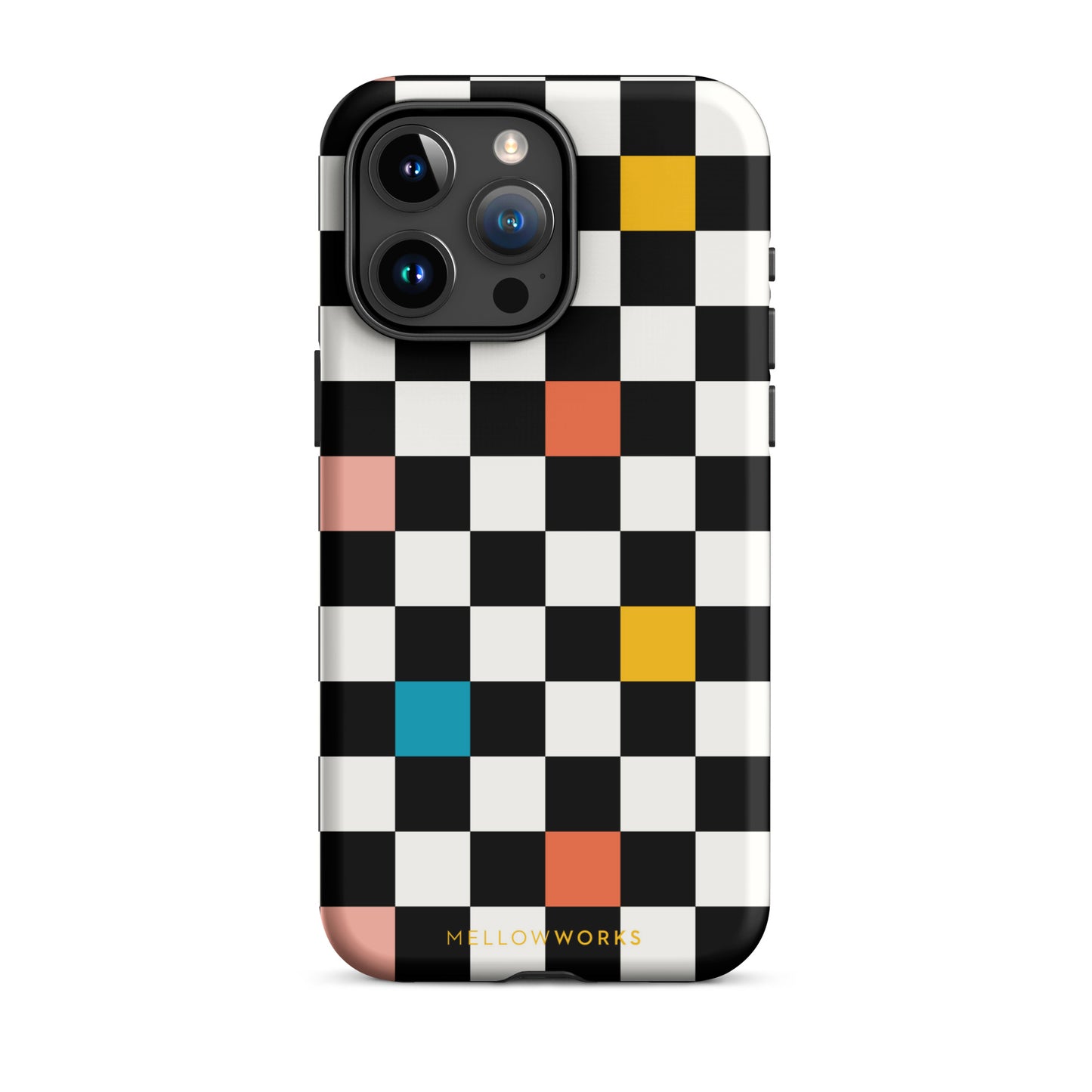 COLOR POPS B&W CHECKERBOARD Tough Case for iPhone®