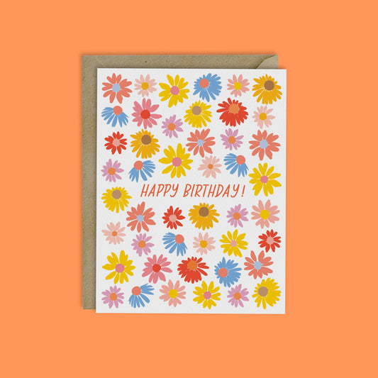 SUMMER GARDEN-HAPPY BIRTHDAY CARD