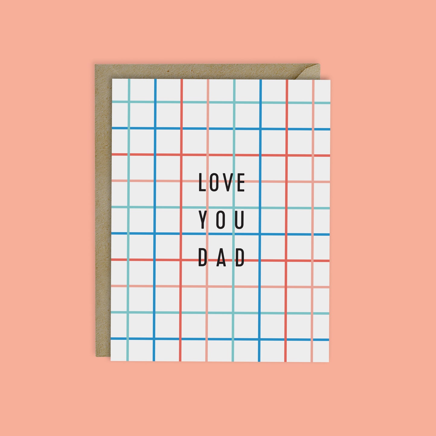 LOVE YOU DAD- Modern Dad Card