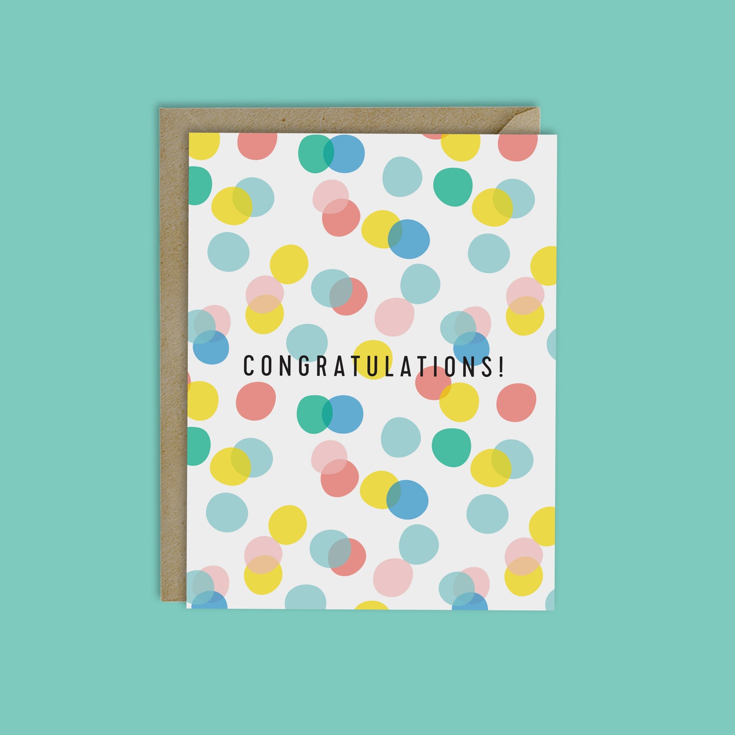 CONGRATULATIONS CONFETTI CARD