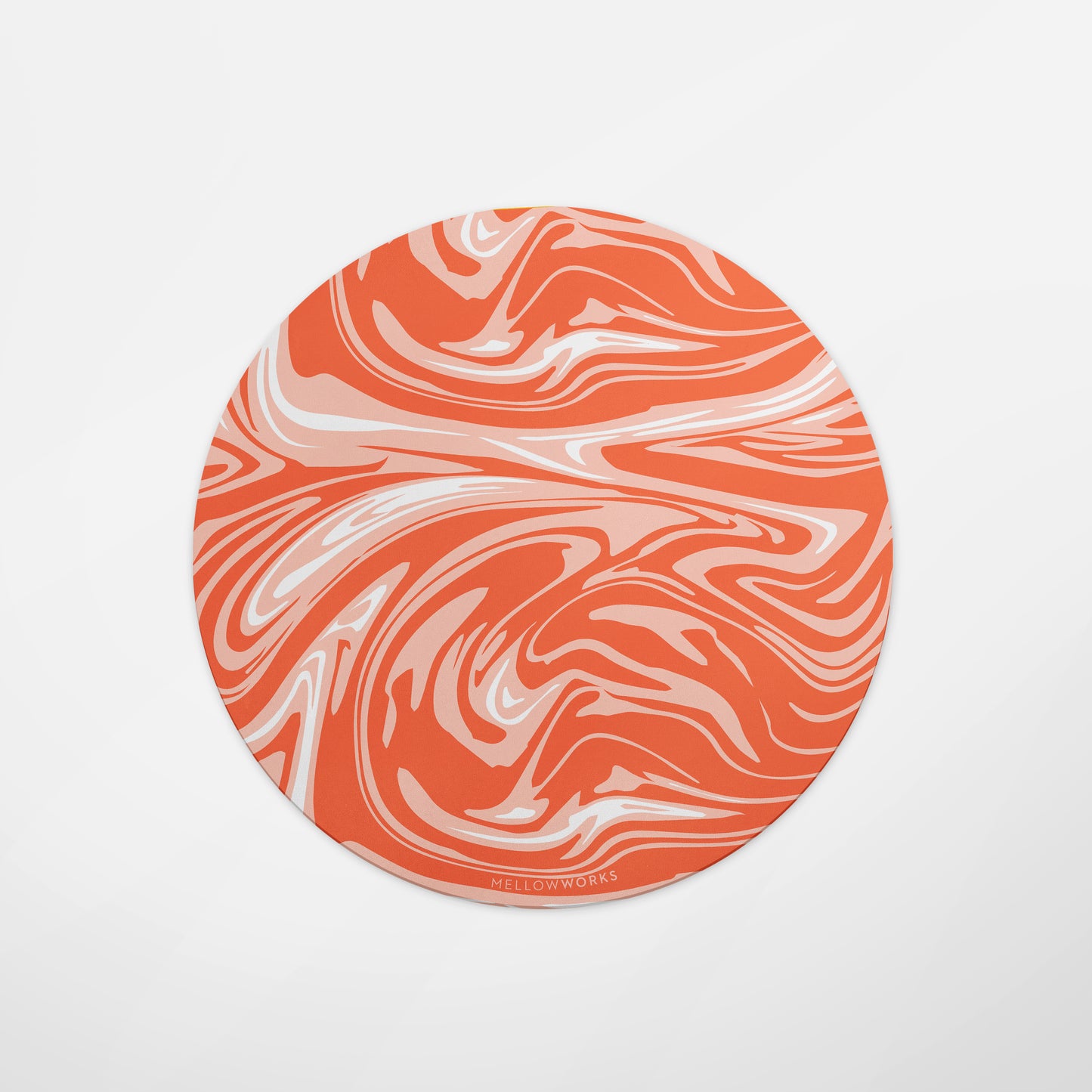 CORAL RED MARBLE MOUSEPAD