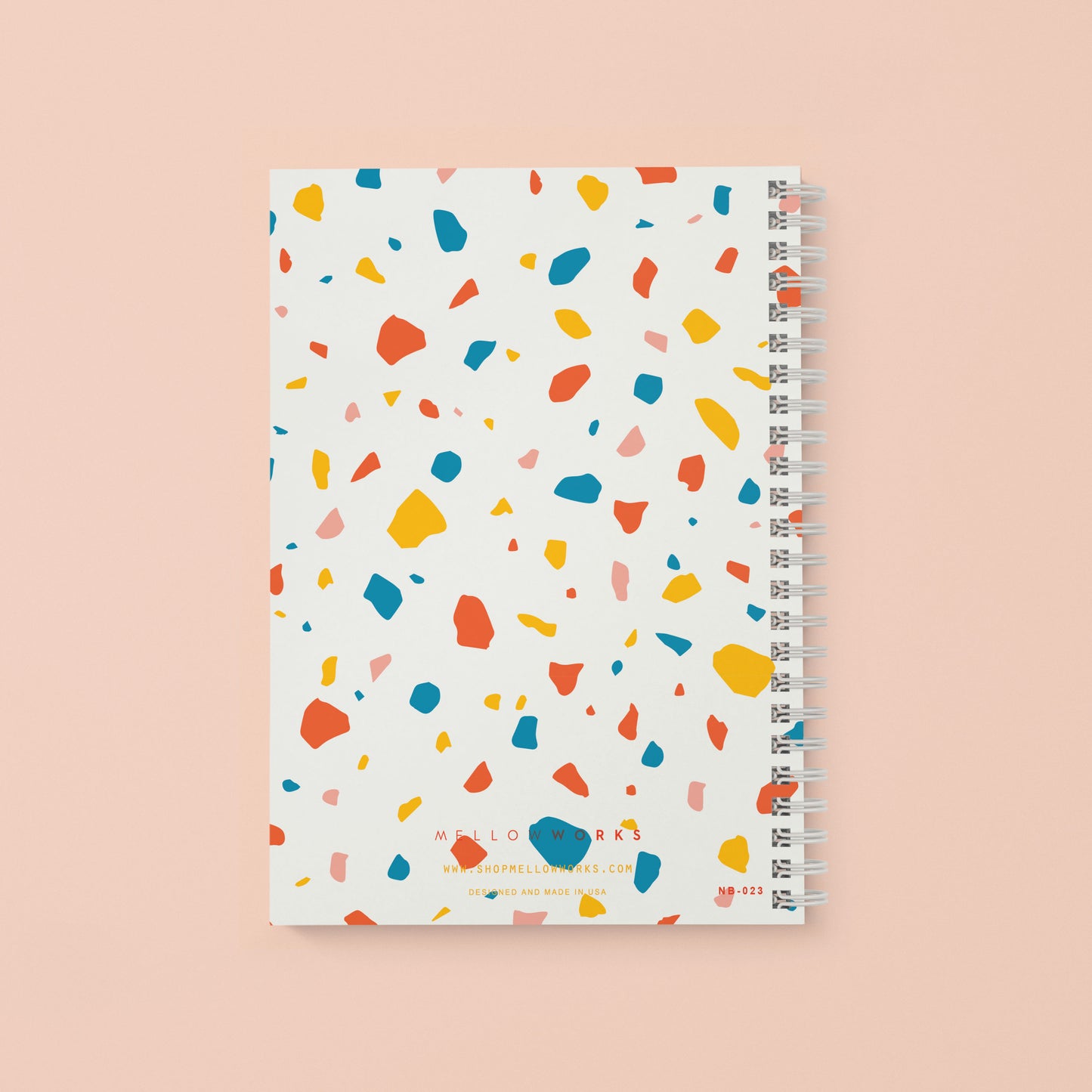 MODERN TERRAZZO SPIRAL NOTEBOOK - Blank Pages