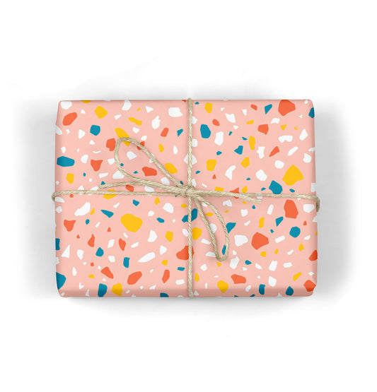 BLUSH TERRAZZO GIFT WRAP