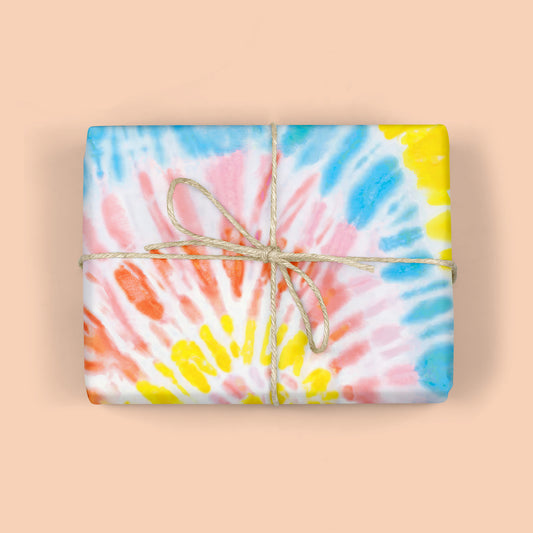 MODERN TIE DYE GIFT WRAP