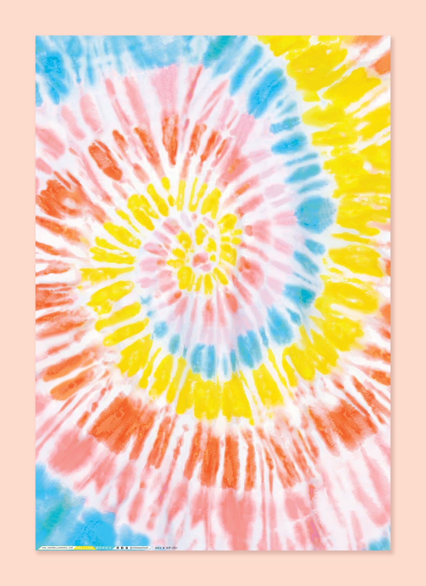 MODERN TIE DYE GIFT WRAP