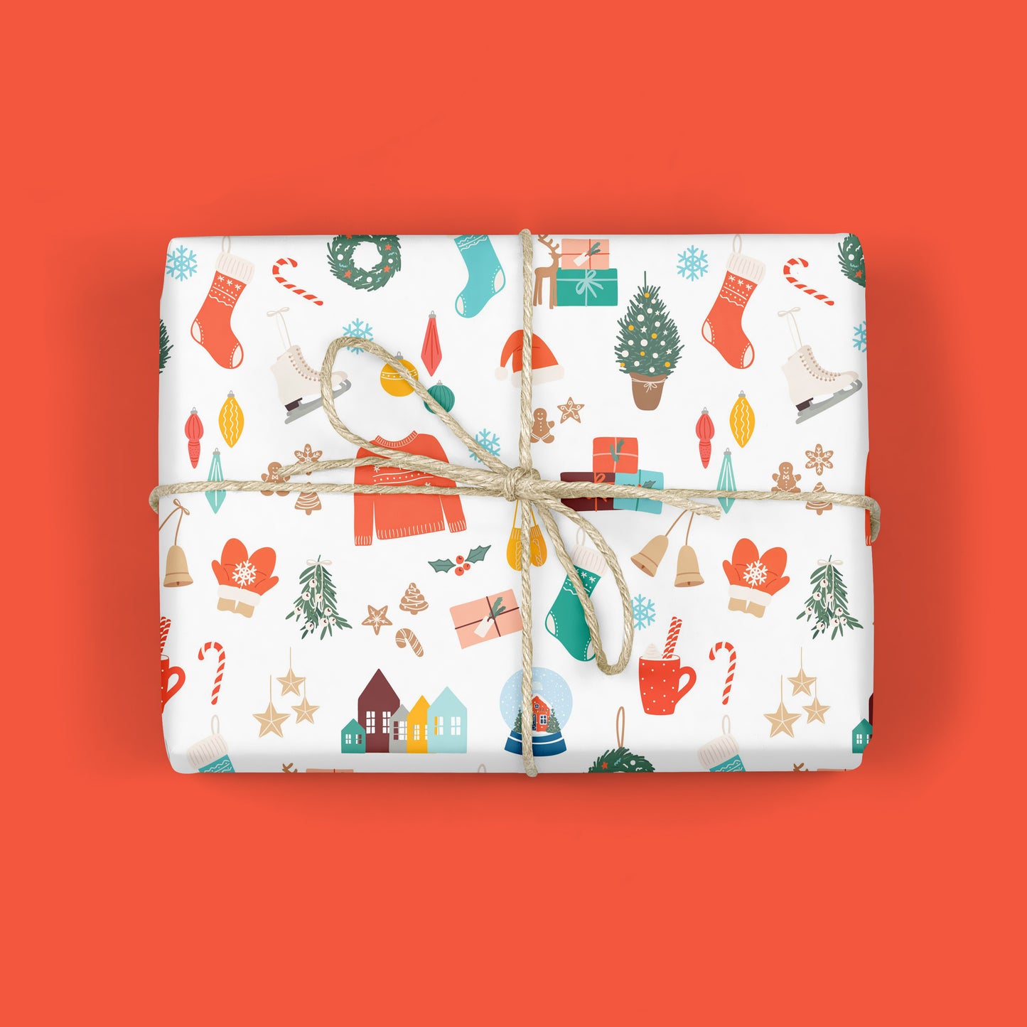 HOLIDAY FAVORITES CHRISTMAS WRAPPING PAPER