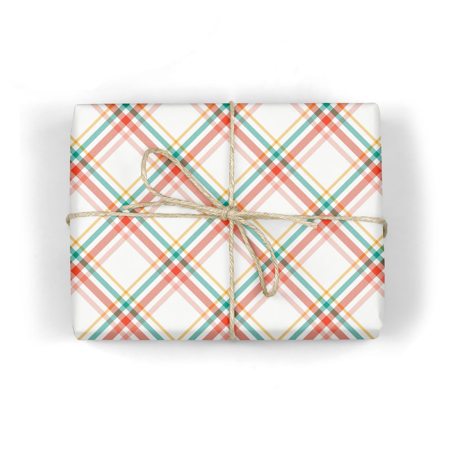 CHRISTMAS PLAID Gift Wrap Sheets